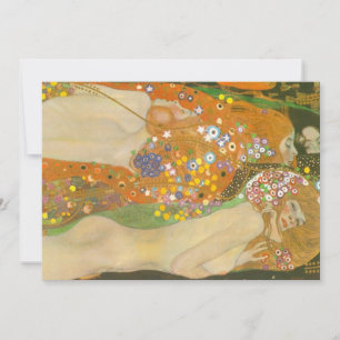 Water Serpents II by Gustav Klimt, Art Nouveau