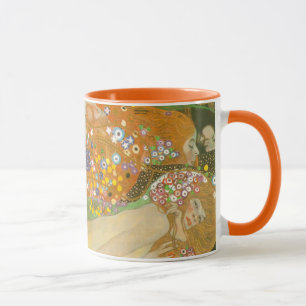 Water Serpents II by Gustav Klimt, Art Nouveau Mug