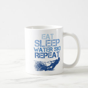 Water Ski Enthusiast Slogan  Coffee Mug