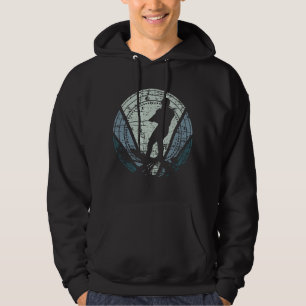 Water Ski Retro Hoodie