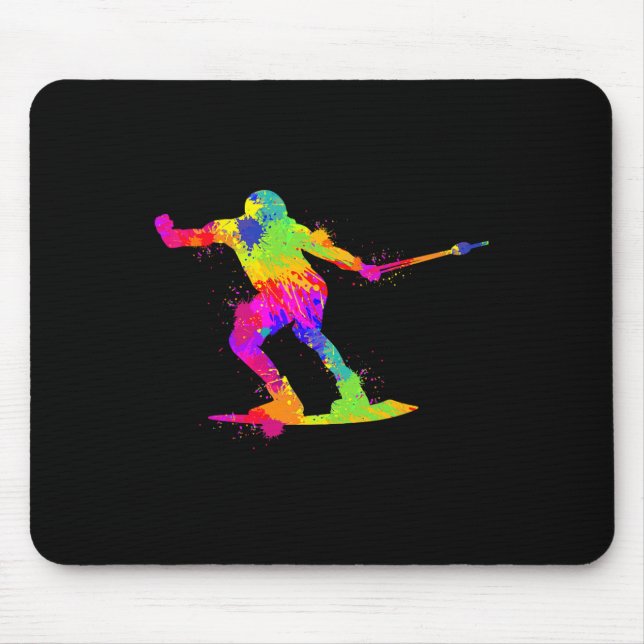 Water Ski Water Skiing 1  Mouse Mat (Front)
