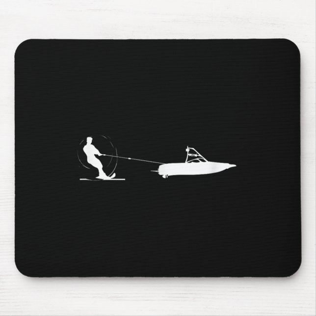 Water Ski - Water Skiing Gift For Water Skiers  Mouse Mat (Front)