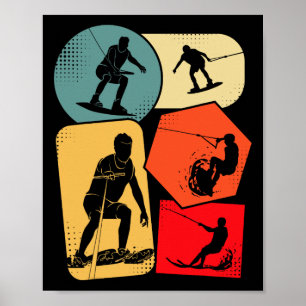 Water Ski Water Skiing Poster