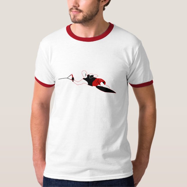 Water Skier - REACH! T-Shirt (Front)