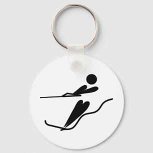 Water Skier - Water Ski Key Ring
