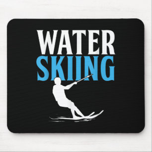 Water Skiing Beach Water Sports Ocean Sea Vacation Mouse Mat