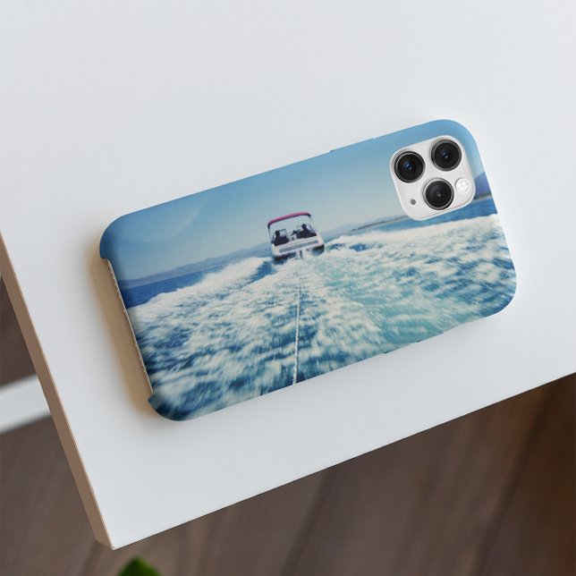 Water Skiing Behind Speed Boat Case-Mate iPhone Case (Crop the placement of your photo to fit your case style.)