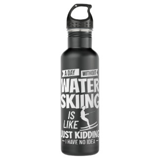 Water Skiing Boat Beginner Board Skier Waterski Tr 710 Ml Water Bottle
