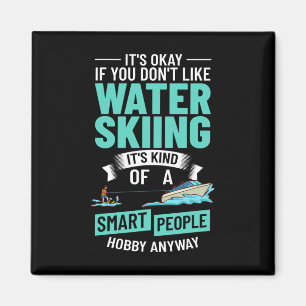 Water Skiing Boat Beginner Board Skier Waterski Tr Magnet
