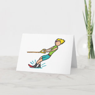 Water Skiing Card