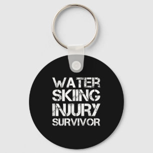 Water Skiing Is Importanter - Education Water Ski Key Ring