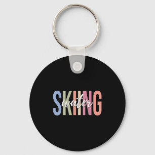 Water Skiing Skier Waterski Water Sports Key Ring