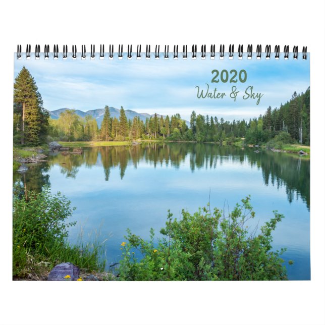Water & Sky Scenic Photography Calendar (Cover)