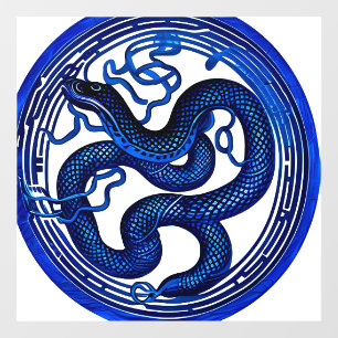 Water Snake Window Cling