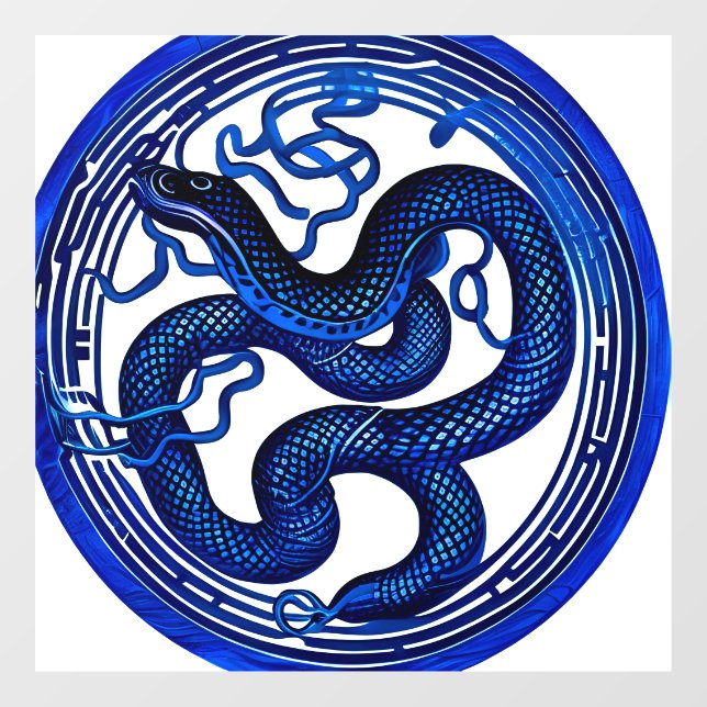 Water Snake  Window Cling (Sheet)