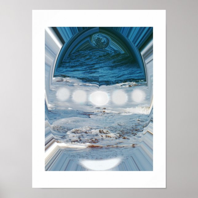 Water spirits in a droplet poster (Front)