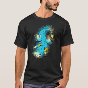 Water Splash Art Cute Dragon Premium T-Shirt