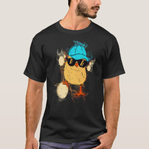 Water Splash Art Egg Sunglasses Chicken Premium T-Shirt