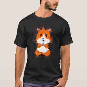 Water Splash Art Meditation Guinea Pig Yoga Premiu T-Shirt