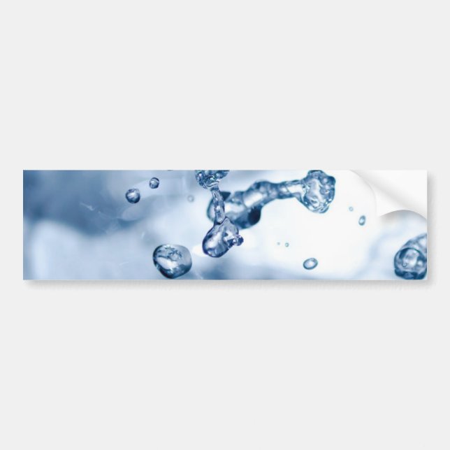 Water Splash Bumper Sticker (Front)