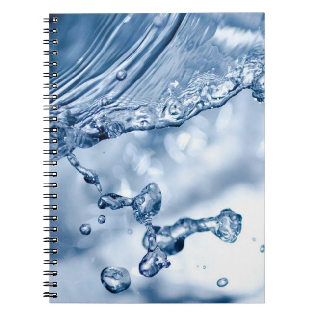 Water Splash Notebook (Front)