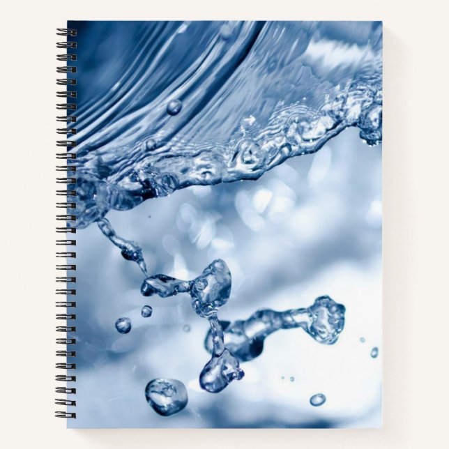 Water Splash Notebook (Front)