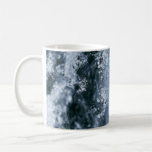 Water splash on white background coffee mug
