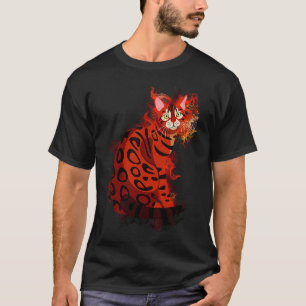 Water Splash Realistic Bengal Cat T-Shirt