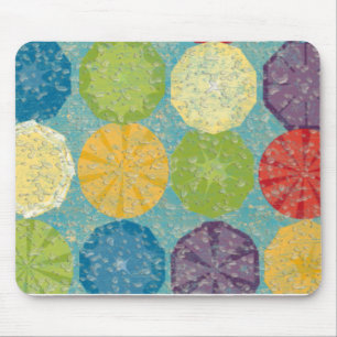 Water splashed colourful fruity summer! mouse mat
