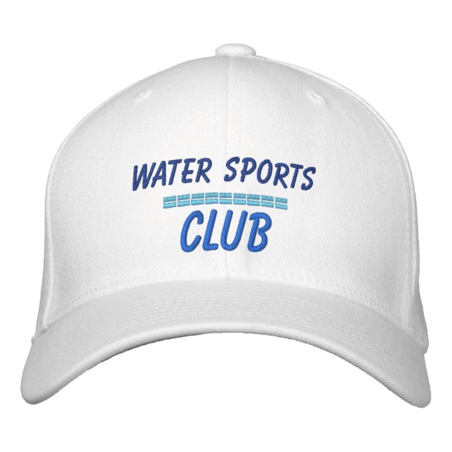 Water sports Club Embroidered Hat (Front)