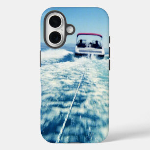 Water Sports Speed Boat Action Vertical Photo iPhone 16 Case
