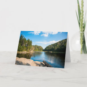 Water   Spruce Lake Quebec, Canada Card