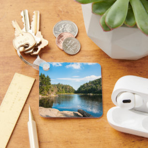 Water Spruce Lake Quebec, Canada Key Ring