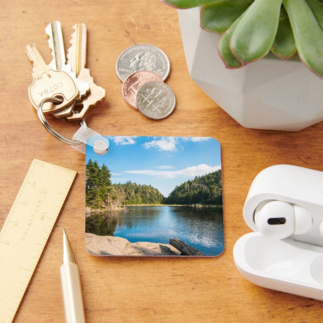 Water | Spruce Lake Quebec, Canada Key Ring (Desk)