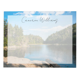Water Spruce Lake Quebec, Canada Notepad