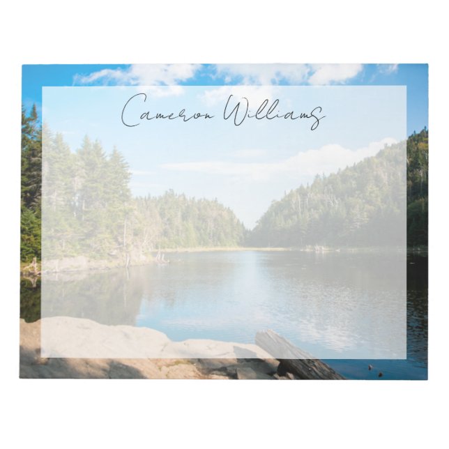Water | Spruce Lake Quebec, Canada Notepad (Front)