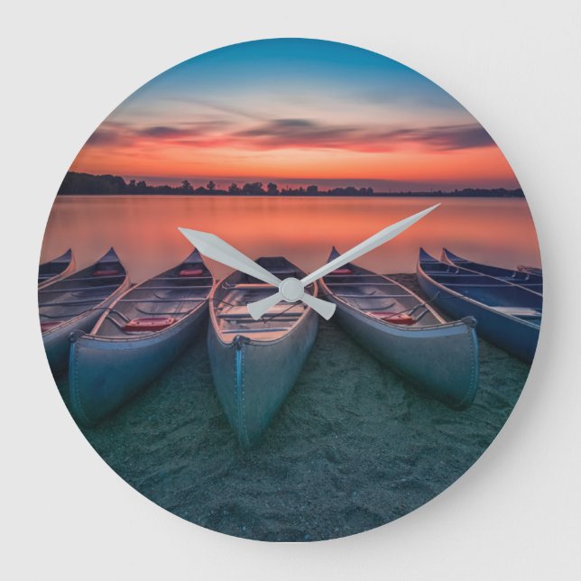 Water | St. Louis Missouri Bay Large Clock (Front)