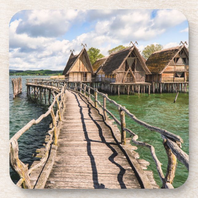 Water | Stilt Houses Over the Water Coaster (Front)