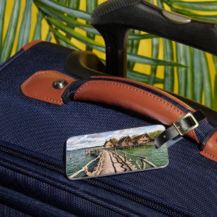 Water   Stilt Houses Over the Water Luggage Tag