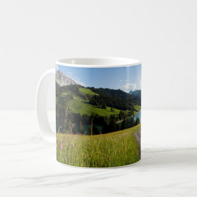 Water | Swiss Alps Footpath Coffee Mug (Front Left)
