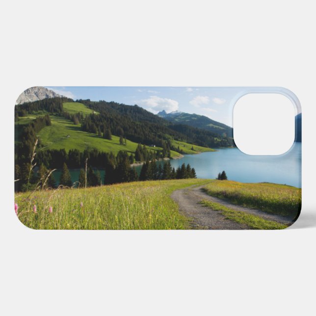 Water | Swiss Alps Footpath iPhone Case (Back Horizontal)