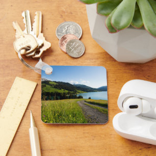 Water   Swiss Alps Footpath Key Ring