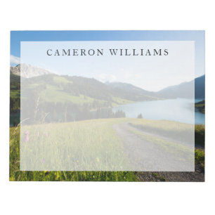 Water   Swiss Alps Footpath Notepad