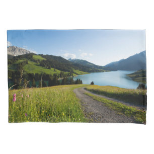 Water   Swiss Alps Footpath Pillowcase