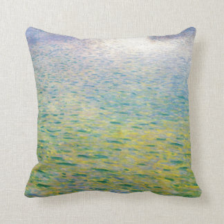 Water symbolism paiting by Gustav Klimt Cushion