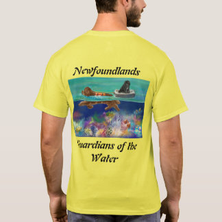 Water test brown newf 2024 T-Shirt