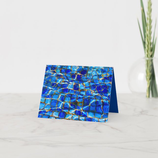 Water Texture Card  (Front)