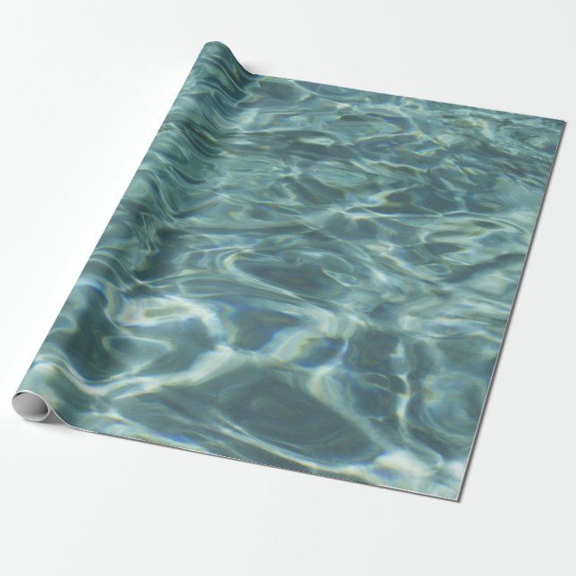 Water Texture Gift Wrap (Unrolled)