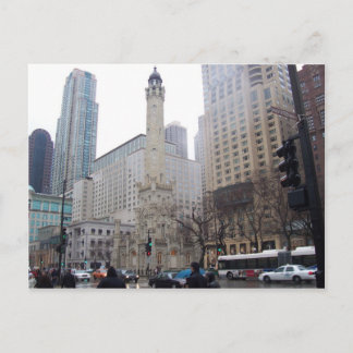 WATER TOWER POSTCARD