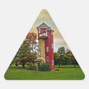 Water Tower Triangle Sticker